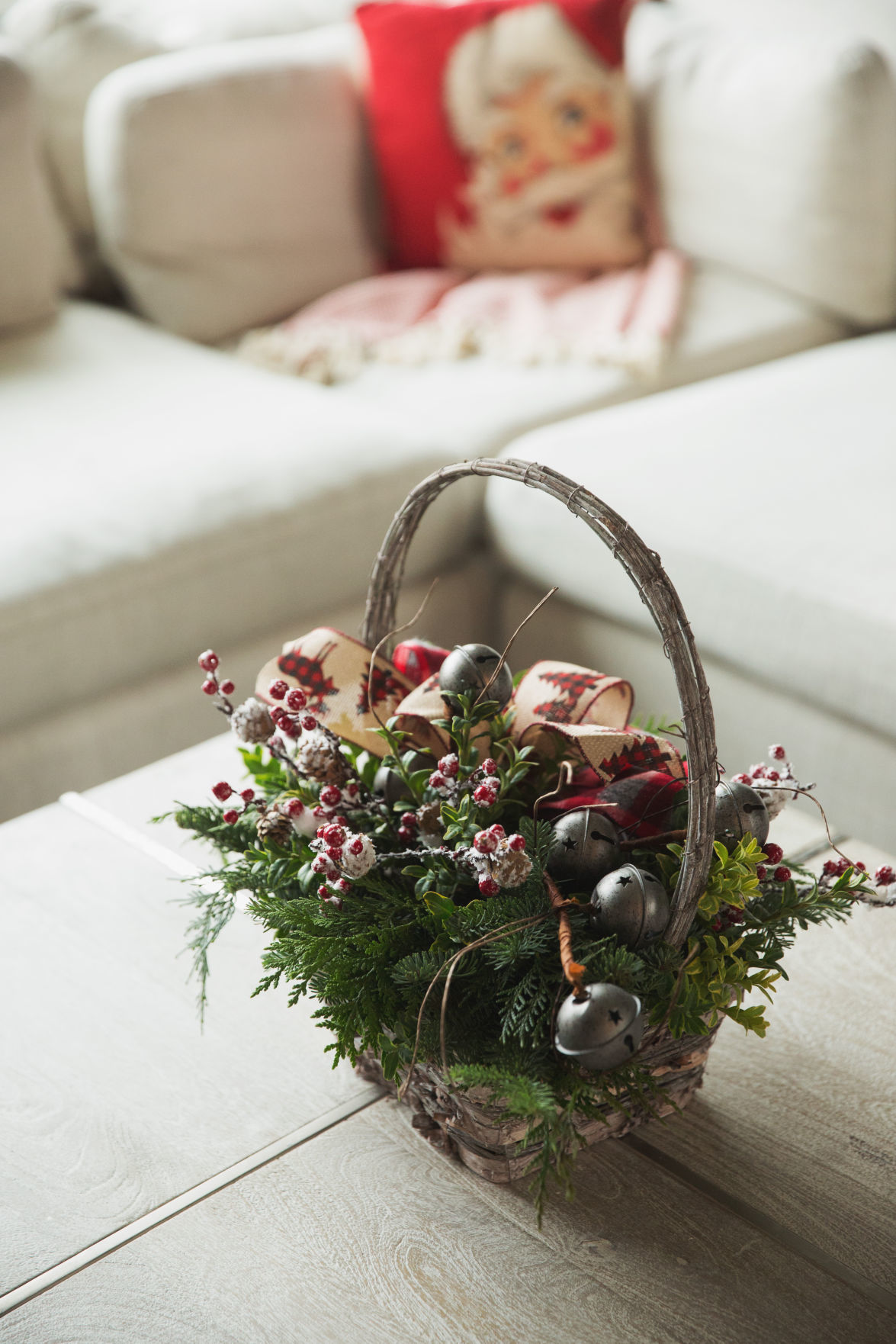 Gainans Evergreen Centerpiece